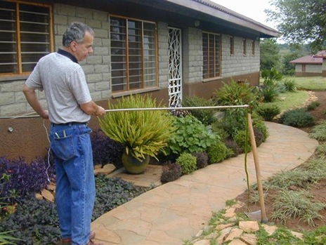 Mike with the green mamba